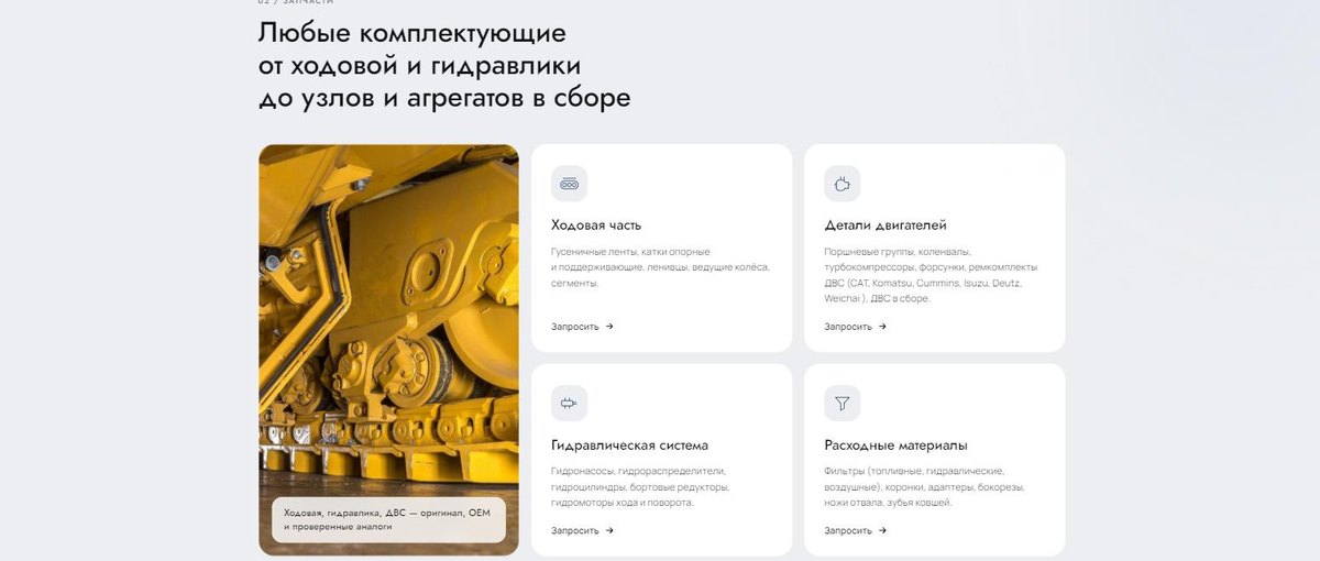 Блок «Любые комплектующие»