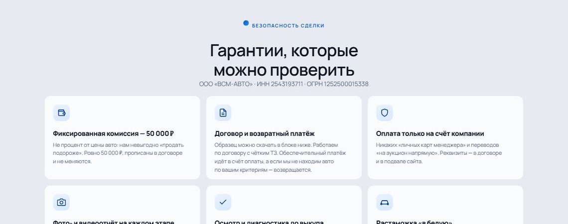 Гарантии, которые можно проверить